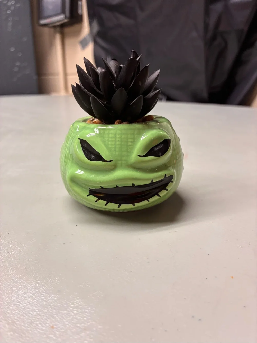 Nightmare Before Christmas- Oogie Boogie Ceramic Artificial Dark Succulent- Mini